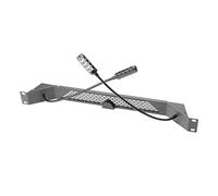 Adam Hall 19" Parts 87463 ULTRA C - Éclairage de rack à LED COB, deux cols de cygne et choix de couleur