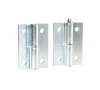 Adam Hall - 2270 R Charnière Dégondable petite zinc (La paire)