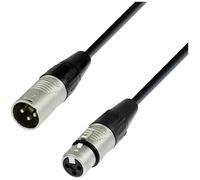 Adam Hall 4 STAR DMF 0050 DMX XLR Câble de liaison [1x XLR mâle 3 pôles - 1x XLR femelle 3 pôles] 0.5 m noir