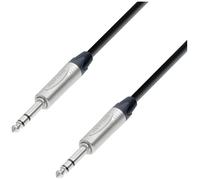 Adam Hall 5 STAR BVV 1000 Jack audio Câble de raccordement [1x Jack mâle 6,3 mm (stéréo) - 1x Jack mâle 6,3 mm (stéréo)] 10 m noir