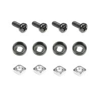Adam Hall 5929 M12 AH - Kit de fixation pour rack avec vis M6, écrous cage et rondelles pour racks 19", noir