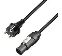 Adam Hall 8101TCON0500 appareils IEC Câble de raccordement noir 5 m adapté pour une utilisation extérieure