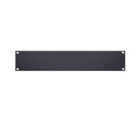 Adam Hall 87222 - Panneau de ventilation rack 2U en aluminium pour racks 19 pouces, noir