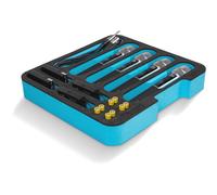 Adam Hall 87402 MI mousse découpée pour micros - format tiroir rack 2U