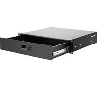 Adam Hall 87402ACL Tiroir de rack 19 pouces 2 UH aluminium