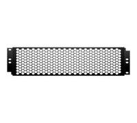 Adam Hall - 87446 - Plaque de protection perforée 2U pour rack 19, brute G