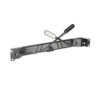 Adam hall 87463 - Éclairage LED pour rack 19" 1U - 2 cols de cygne - LED blanches ou bleues - Atténuateur intégré
