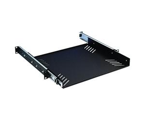 Adam Hall 87556 Support 19" 1 U avec charnières Extensibles - Accessoires pour Racks