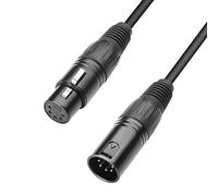 Adam Hall Cables 3 STAR DGH 0300 - Câble DMX XLR mâle 5 points vers XLR femelle 5 points 3 m