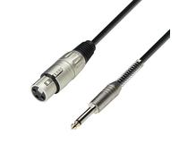 Adam Hall Cables 3 STAR MFP 0100 - Câble Micro XLR femelle vers Jack 6,35 mm mono 1 m