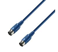Adam Hall Cables 3 STAR MIDI 0150 BLU - Câble MIDI 1,5 m bleu