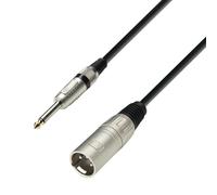 Adam Hall Câble micro K3MMP0600 XLR mâle vers Jack 6,35 mm mono – 6 m