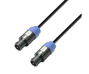 Adam Hall Cables 3 STAR S225 SS 0500 - Câble Enceintes 2 x 2,5 mm² Connecteur pour haut-parleur à 4 pôles 5 m