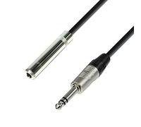 Adam Hall Cables 4 STAR BOV 0600 - Rallonge Casque Jack 6,35 mm stéréo vers Jack 6,35 mm stéréo 6 m