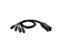 Adam Hall Cables 4 STAR CATBOX XF3 - Audio & DMX, Adaptateur AES/EBU de Cat XLR 3-Pol femelle