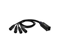 Adam Hall Cables 4 STAR CATBOX XM3 - Audio & DMX, adaptateur AES/EBU vers XLR Cat 3 pôles mâle