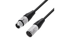Adam Hall Cables 4 STAR DGH 2000 Câble DMX REAN XLR 5 broches femelle vers XLR 5 broches mâle, 20 m