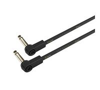 Adam Hall Cables 4 STAR IRR 0045 FLM - Pedalboard Patch Cable | Adam Hall® angled Jack TS | 0.45 m