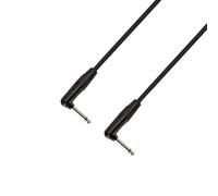 Adam Hall Cables 4 STAR IRR 0090 - Câble Instrument REAN Jack 6,35 mm coudé mono vers Jack 6,35 mm coudé mono 0,9 m