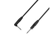 Adam Hall Cables 4 STAR IRR 0150 - Câble Instrument REAN Jack 6,35 mm coudé mono vers Jack 6,35 mm coudé mono 1,5 m