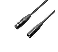 Adam Hall Cables 4 STAR MMF 0500 KRYSTAL - Câble Micro OCC XLR femelle vers XLR mâle 5,0 m