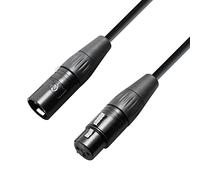 Adam Hall Cables 4 STAR MMF 1000 KRYSTAL - Câble Micro OCC XLR femelle vers XLR mâle 10 m