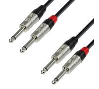 Adam Hall Cables – Câble audio 4 STAR TPP 0090 REAN 2x Jack 6,35 mm mono – 0,9 m