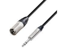 Adam Hall Cables 5 STAR BMV 0300 - Câble Micro Neutrik XLR mâle vers Jack 6,35 mm TRS stéréo 3 m