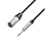 Adam Hall Cables 5 STAR MMP 0300 - Câble Micro Neutrik XLR mâle vers Jack 6,35 mm mono 3 m
