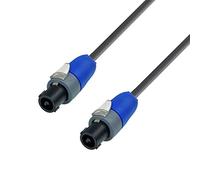 Adam Hall - K5S225SS0200 - Câble HP 2 x 2,5 mm² Neutrik Speakon 2 Points / Speakon 2 Points - 2.00 m