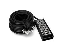 Adam Hall Cables K 40 C 30 - Câble Multipaire avec Boîtier de Scène 32/8 30 m