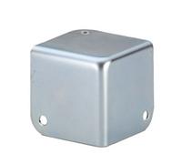 Adam Hall - Coin carré petit modèle avec pattes internes de 41 mm - Zinc