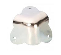 Adam Hall - Coin plat - Angle interne 12 mm - 3 pattes - Nickel