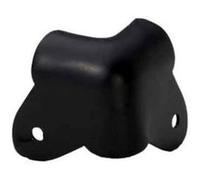 Adam Hall - Coin plat - Angle interne 12 mm à découpe - noir