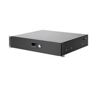 Adam Hall Tiroir rackable 87402 – 19" 2U en acier noir