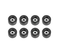 Adam Hall Hardware 4904 M8 AH - Lot de 8 pied caoutchouc 25 x 15 mm en sachet