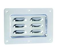 Adam Hall - Plaque de ventilation - louvres horizontales - Zinc