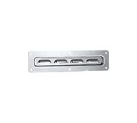 Adam Hall Hardware 8792 M AH - Grille de ventilation horizontale, acier, 280x70 mm