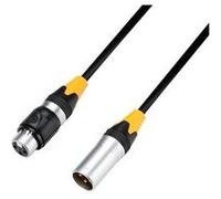 Adam Hall Câble DMX/AES/EBU K 4 DMF 0500 IP65 XLR 3 broches mâle-femelle 5 m Noir