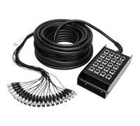 Adam Hall K20C15 Cable Multipaire avec Boitier de Scene 16/4 15 M G