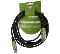 Adam Hall Cables 3 STAR MMF 0300 - Câble Micro XLR femelle vers XLR mâle 3 m