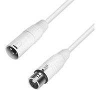 Adam Hall Cables 4 STAR MMF 0250 SNOW - Câble microphone XLR femelle vers XLR mâle 2,5 m