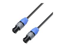 Adam Hall - K5S225SS0200 - Câble HP 2 x 2,5 mm² Neutrik Speakon 2 Points / Speakon 2 Points - 2.00 m