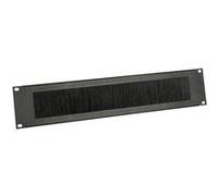 Adam Hall 19" Parts 87222 BRUSH - Panneau Rack acier 2 U avec Brosse