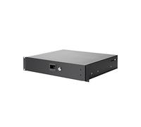 Adam Hall Parts 87402 A Tiroir Rack 2 U en Aluminium Noir 19"