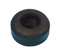 Adam Hall - Pied en caoutchouc noir - 25 x 11 mm