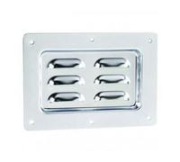 Adam Hall - Plaque de ventilation - louvres horizontales - Zinc