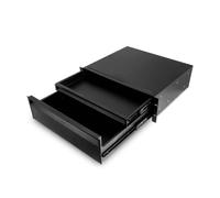 Adam Hall RACK DRAWER 03 DOUBLE ERGO - Tiroir de Rack 3U pour Racks 19 Pouces, noir
