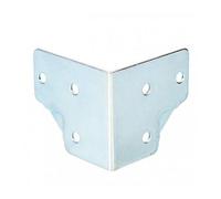 Adam Hall - Renfort d'angle en 'T' pour profilé - Zinc