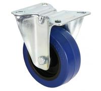 Adam Hall - Roulette fixe bleu - 100 mm